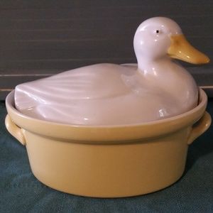 Hall Carbone 1970s Duck Casserole/Serving Dish EUC